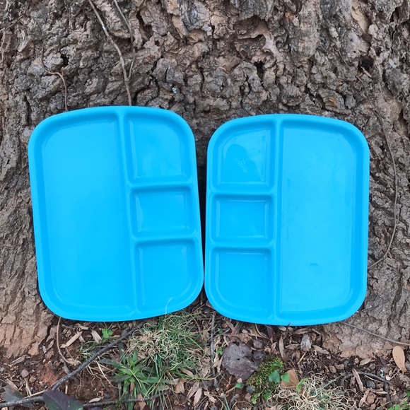 PACKERWARE 2 FOOD TRAYS BLUE COLOR - Picture 5 of 17